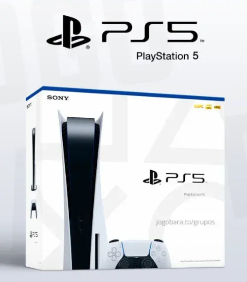Console Playstation 5 Sony, Ssd 825gb, Controle Sem Fio Dualsense, Com Mdia Fsica, Branco - 1214a